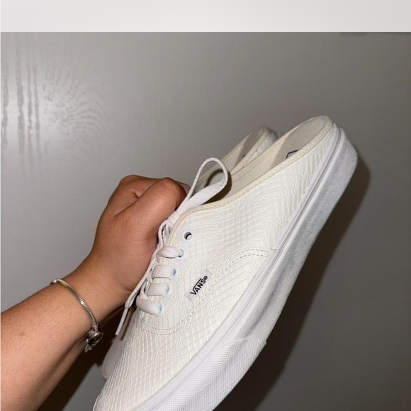 Vans White Slip-On Sneakers - Picture 3 of 3
